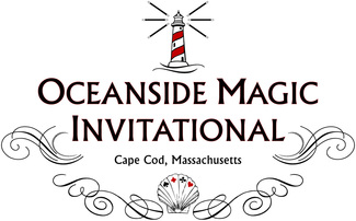 Logo for Cape Cod magic convention, Oceanside Magic Invitational