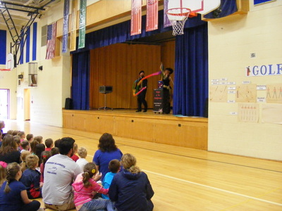 Magic shows for school assemblies or family fun nights, by The Steelgraves